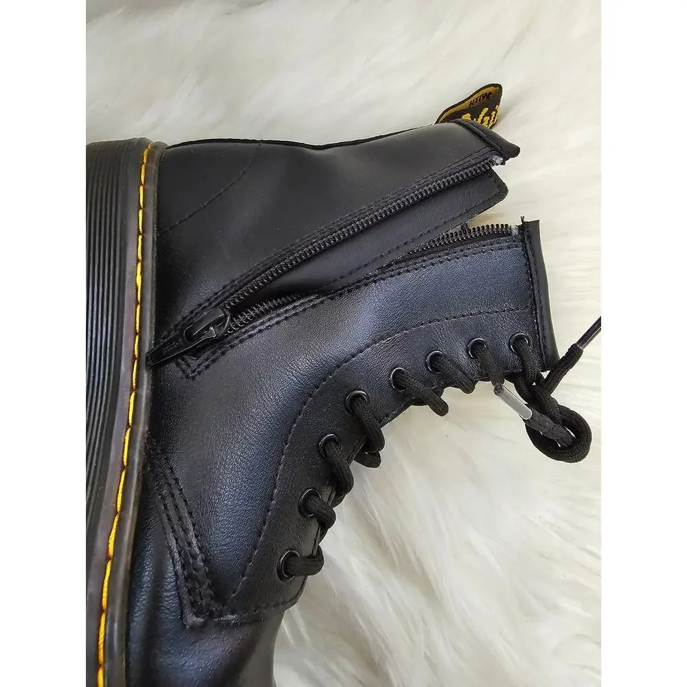 Dr. Martens Girls Zavala j Combat  Shoes Boots, Ankle Black size 4